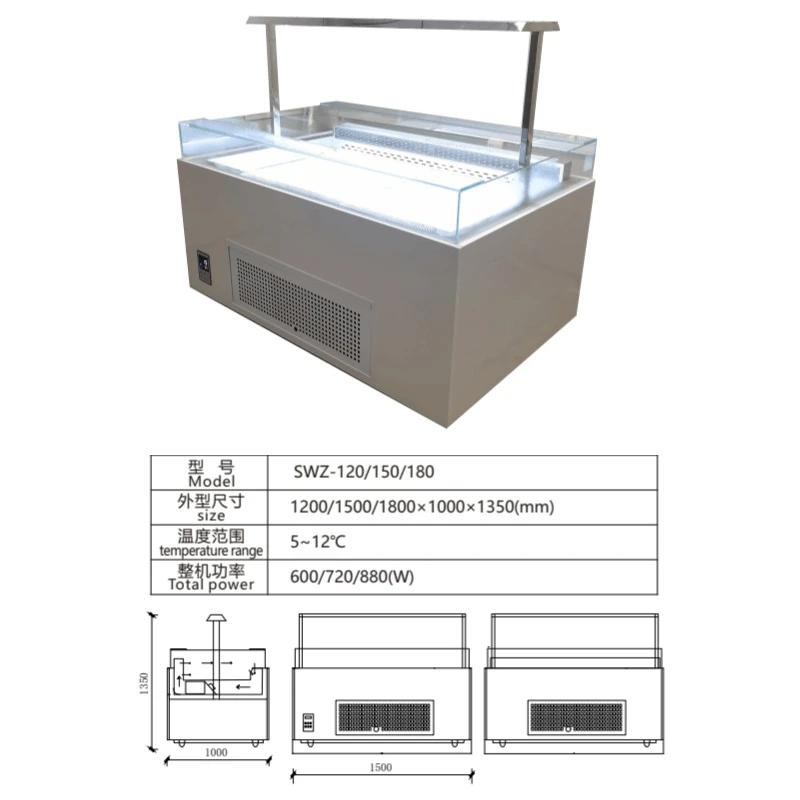 Open Chiller For Sandwiches